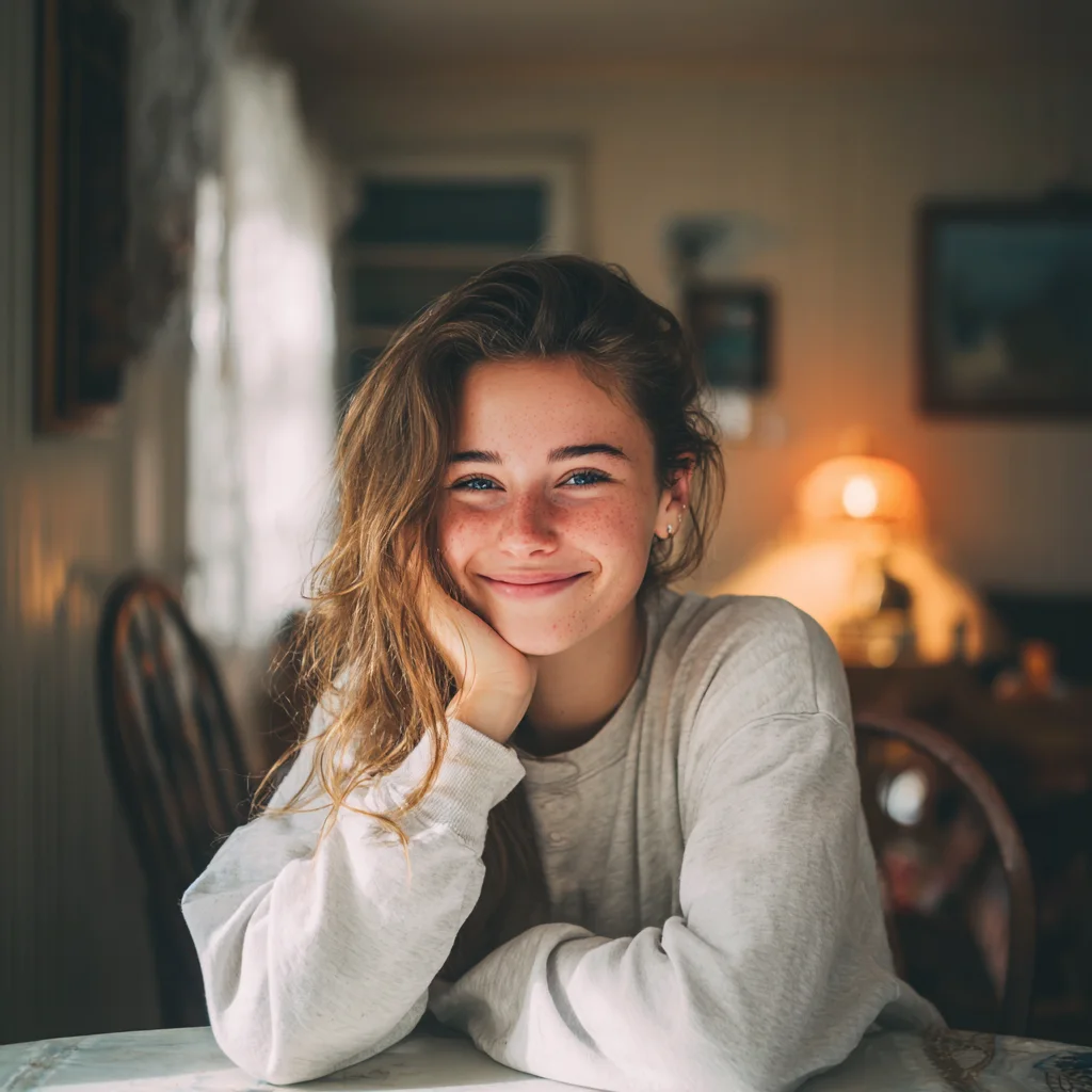 Couple Me partner in a cozy bedroom scene